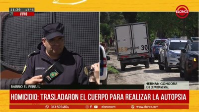 Homicidio en barrio El Perejil de Paran&aacute;: identificaron al presunto autor